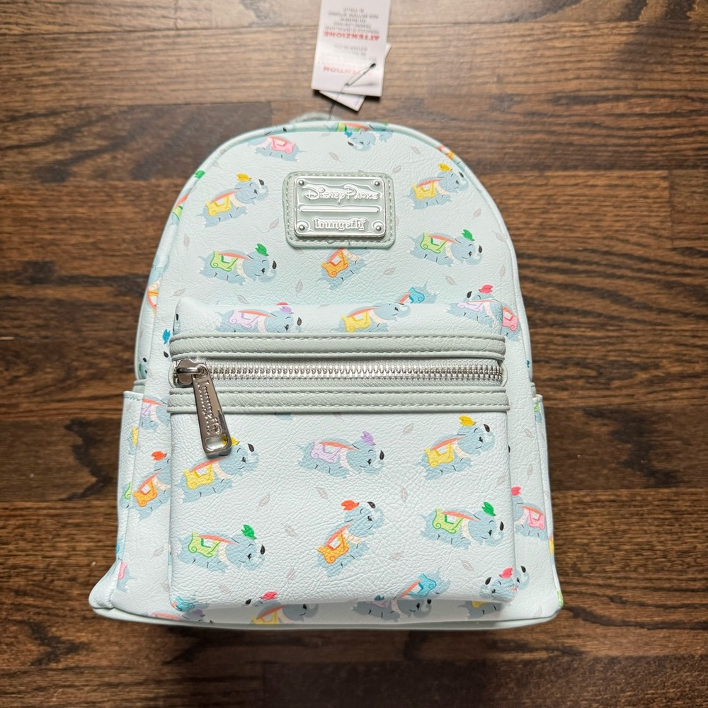 Loungefly Disney Dumbo the Flying Elephant All Over Print Mini Backpack | NWT